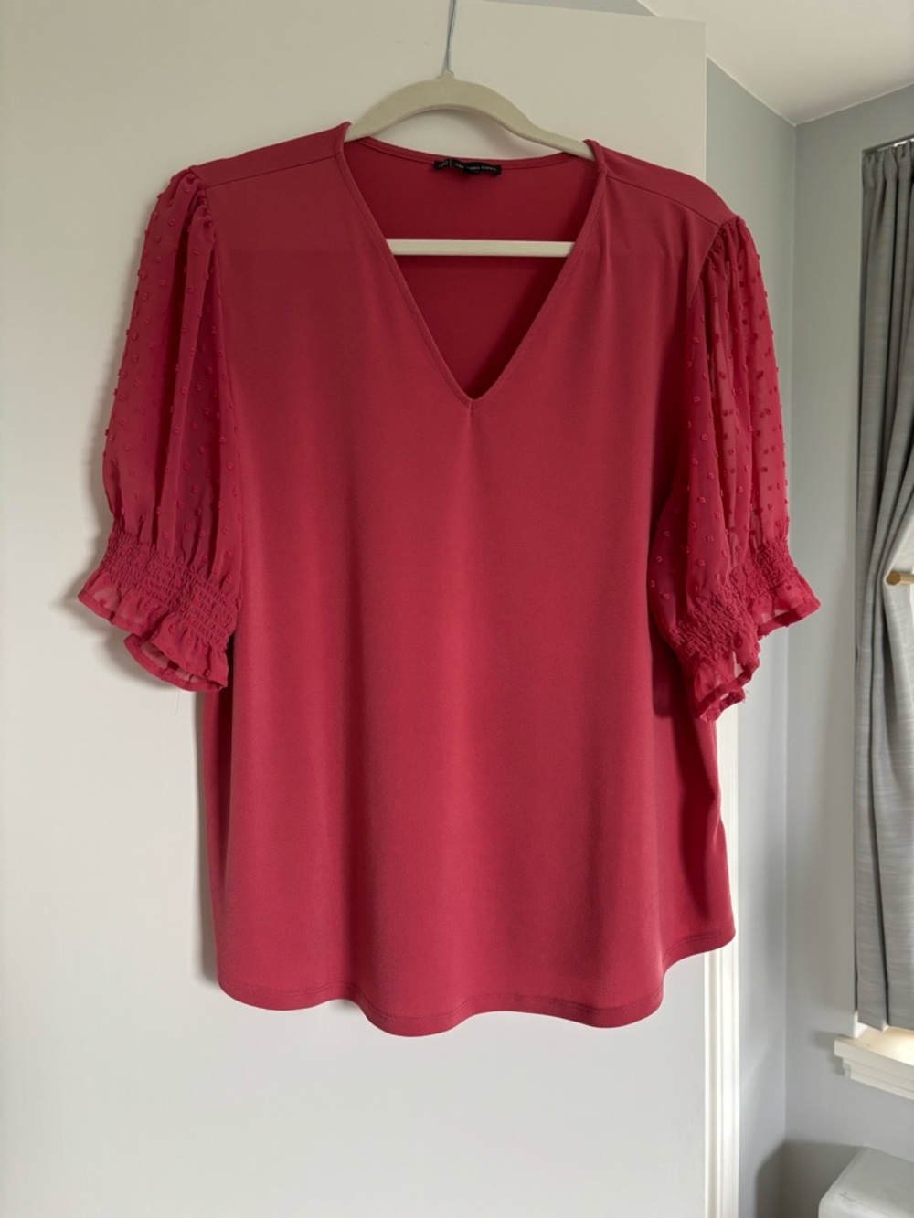 Adrianna Papell Coral V-neck Top